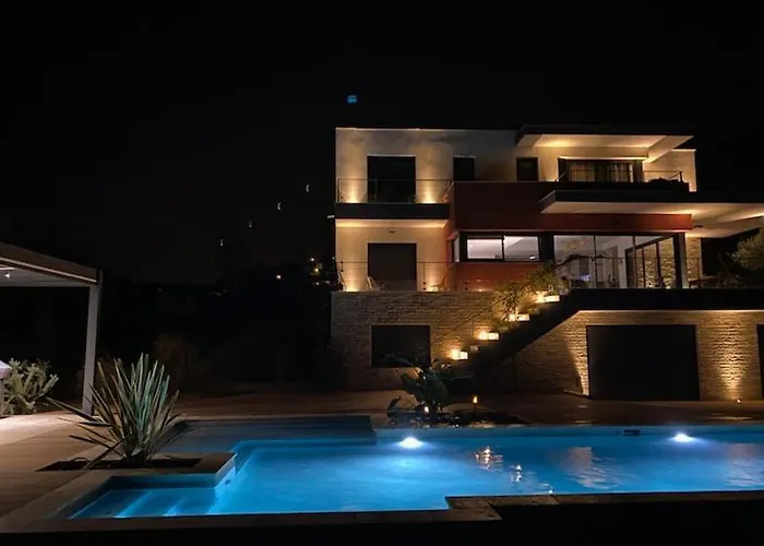 Luxury Piscine Chauffee Confort Exceptionnel Villa Nizza